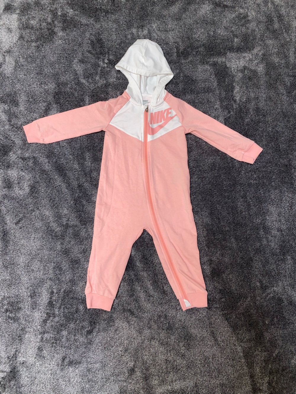 Nike 24M Girls Hooded Bodysuit Like New One-Piece Outfit